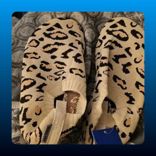 Barefoot Water Shoes with Leopard Print