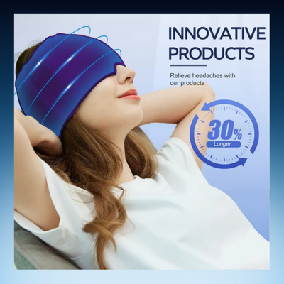 Migraine Relief Cap with Hot and Cold Therapy