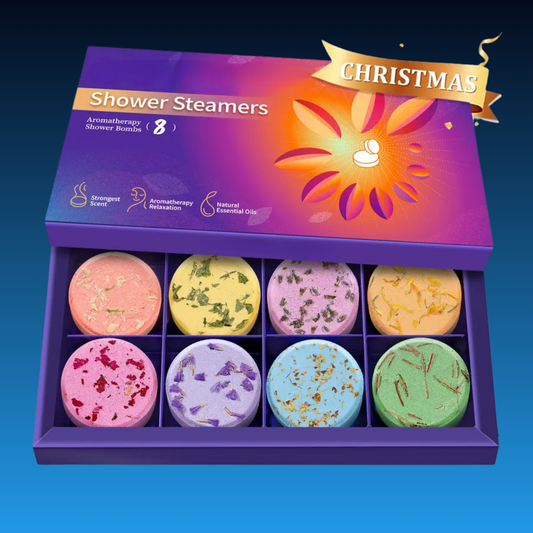Aromatherapy Shower Bombs with Essential Oils (8 Pack)