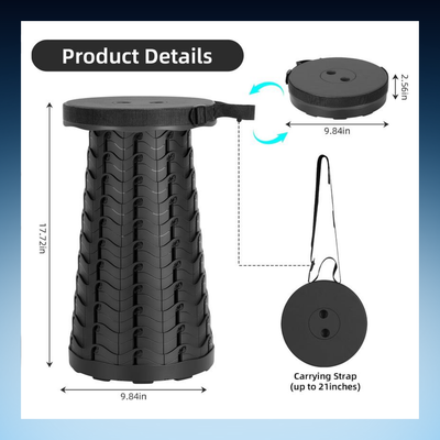 Adjustable Collapsible Stool