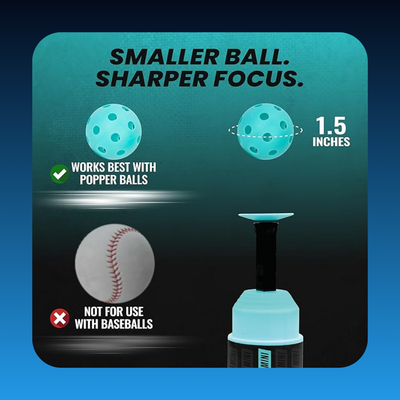 Portable Baseball Hitting Training Aid (1 Ball Included)