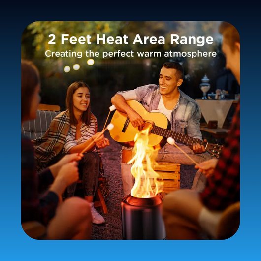 Stove Tabletop Fire Pit with Stand