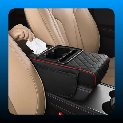 Leather Car Armrest Box Mat
