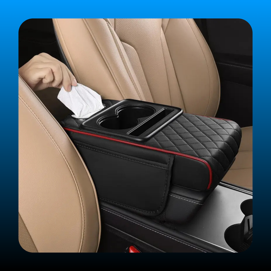 Leather Car Armrest Box Mat
