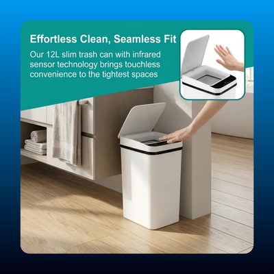 Smart Sensor Narrow Trash Can