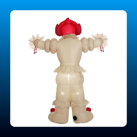 Colossal Inflatable Clown Yard Decoration