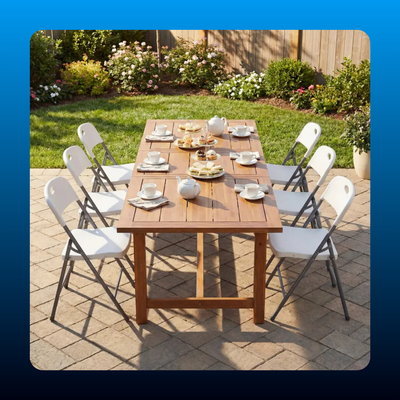 Heavy Duty Folding Chairs (6 Pack)