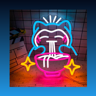 Cartoon Style LED Neon Wall Light
