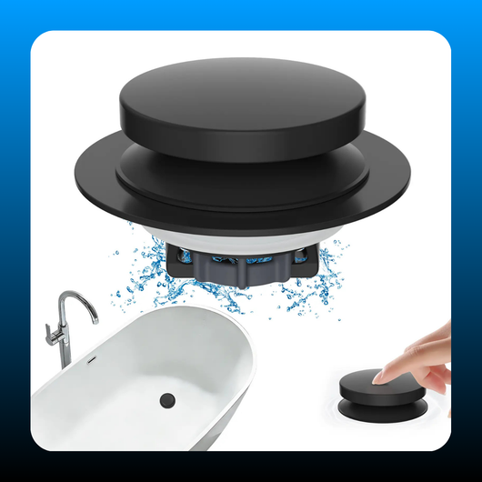 Plug and Cover Bathtub Drain Stopper