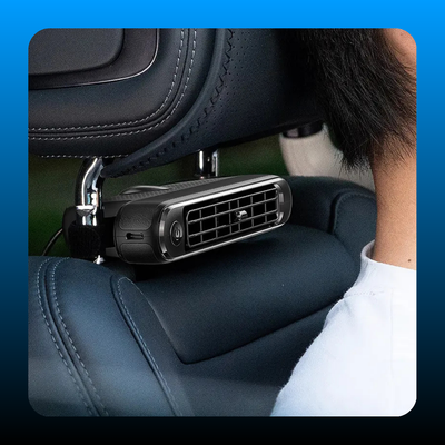 USB Plug in Car Seat Fan
