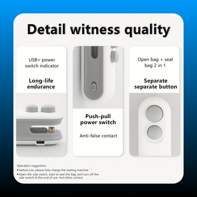 2 in 1 Mini Sealing & Cutting Machine