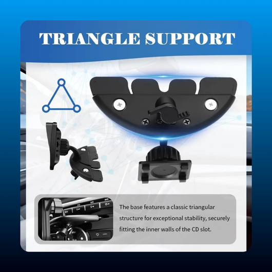 360° Rotating CD Slot Car Mount