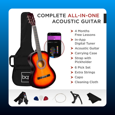 Beginner Acoustic Guitar Starter Kit