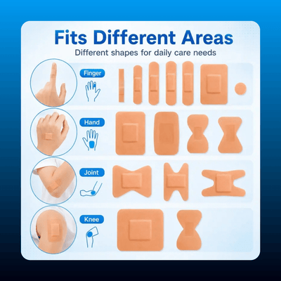Flexible Adhesive Bandages (80 Pack)