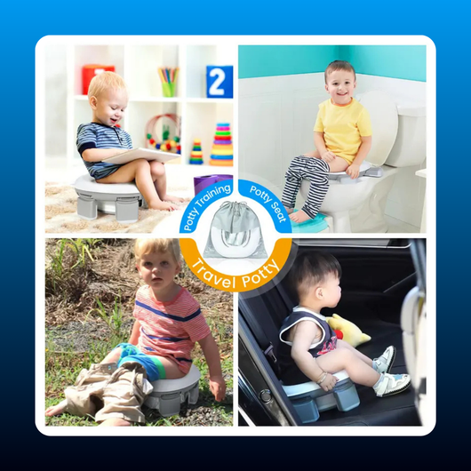 Portable Potty Training Toilet with Storage Bag