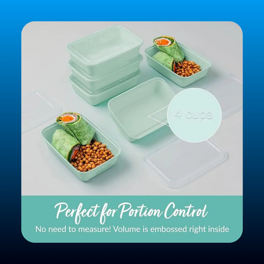 Meal Prep Containers with Lids, 20 Pack