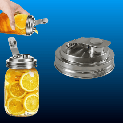 Wide Mouth Mason Jar Pouring Lid