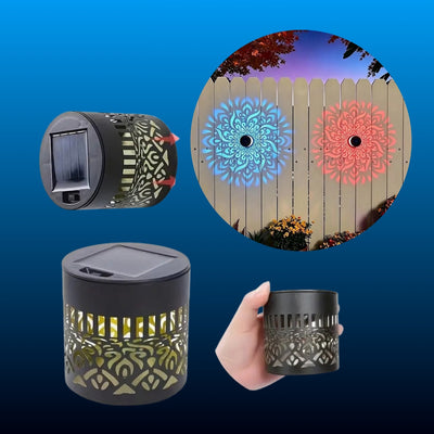 Solar Mandala Projection Wall Light
