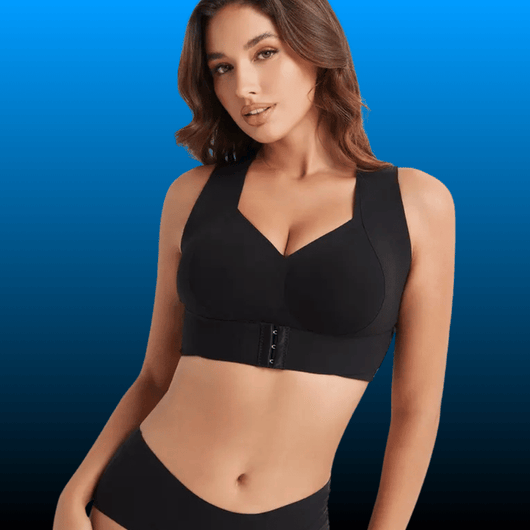 Wide Strap Front Close Bra