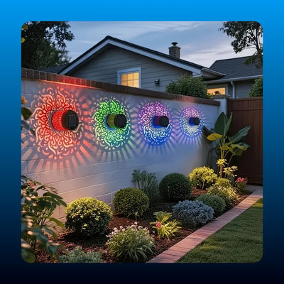 Solar Mandala Projection Wall Light