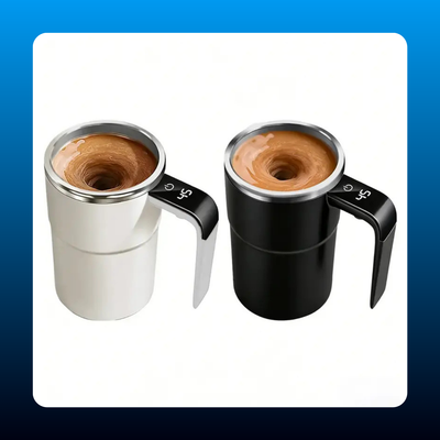 Electric Magnetic Self Stirring Mug with Lid