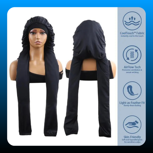 2-in-1 Smooth Elastic Pantyhose Sleeping Cap