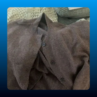 Oversized Button Front Knit Cardigan