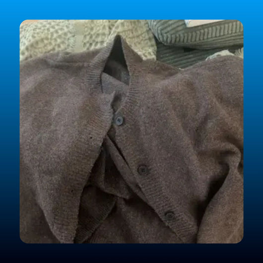 Oversized Button Front Knit Cardigan