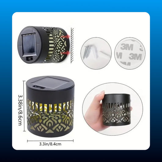 Solar Mandala Projection Wall Light
