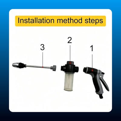 Long Handle High Pressure Car Wash Foam Gun
