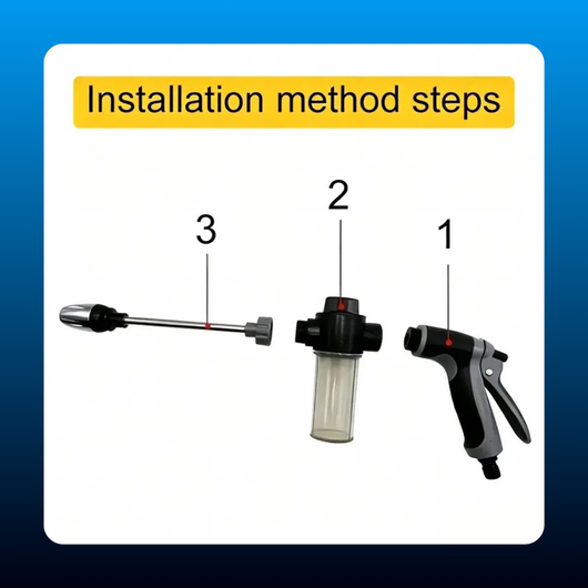 Long Handle High Pressure Car Wash Foam Gun