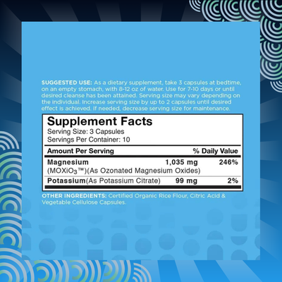 Oxygenated Magnesium for Constipation Relief