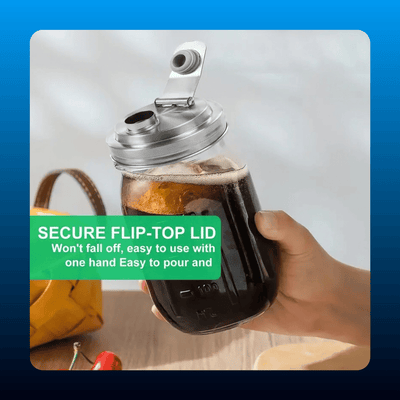 Wide Mouth Mason Jar Pouring Lid
