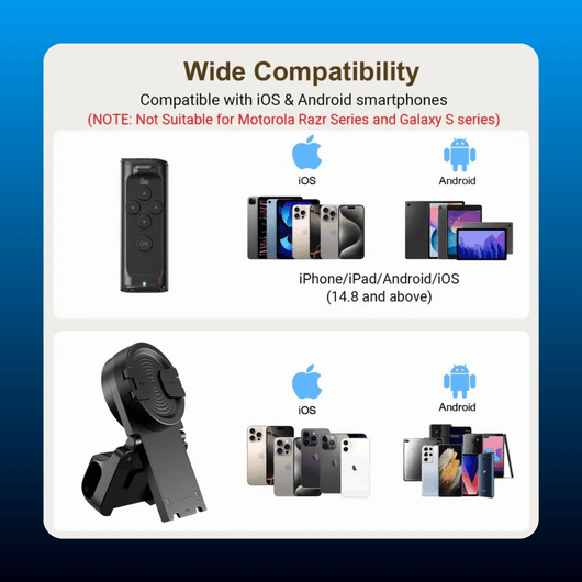 Scrolling Remote with Phone Stand