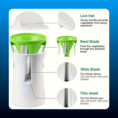 Manual Spiral Vegetable Cutter