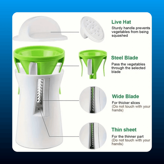 Manual Spiral Vegetable Cutter