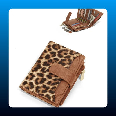 Small Bifold Wallet with Coin Zip