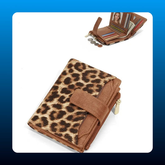 Small Bifold Wallet with Coin Zip