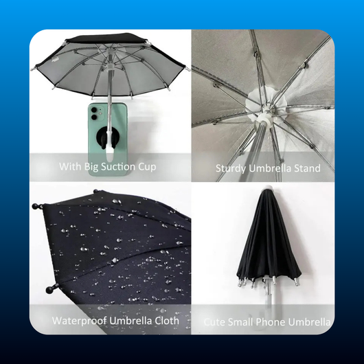 Outdoor Vacation Beach Umbrella Cellphone Holder
