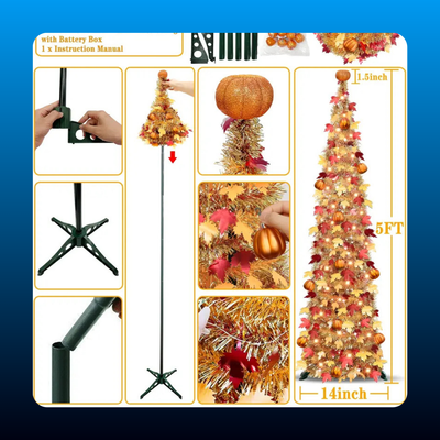 Pop Up Maple Leaf Tree