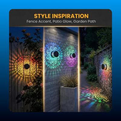 Solar Mandala Projection Wall Light