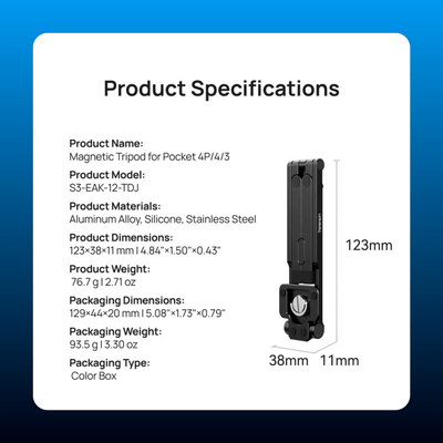 Magnetic Expansion Tripod
