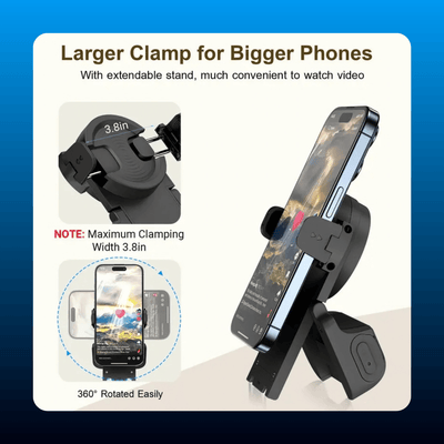 Scrolling Remote with Phone Stand