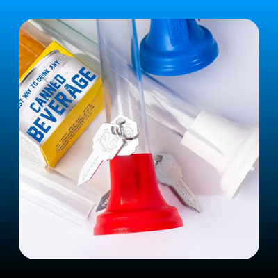 Pocket-Sized Beer Bong with Durable Silicone Base and Leak-Proof Design