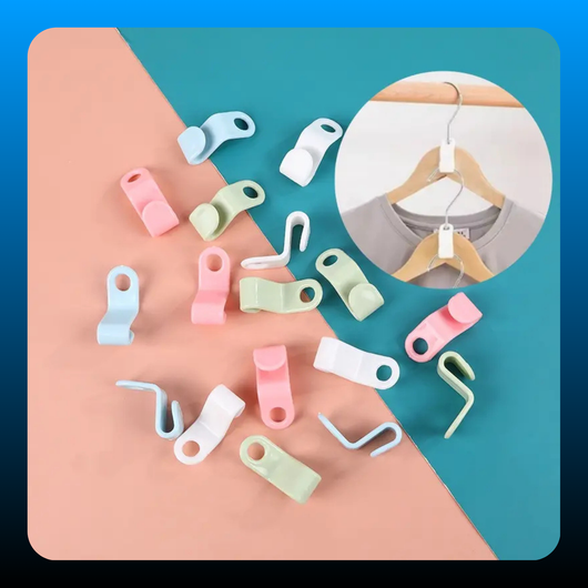 Hanger Connector Hooks for Clothes Storage (20 Pieces)