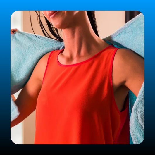 Hair Towel Cape for Blow Drying & Styling