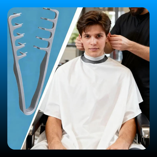 Dual-Sided Wide & Fine-Tooth Texture Comb