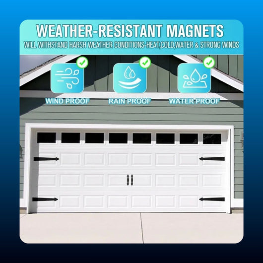 Magnetic Garage Door Hardware Set (2 Pack)