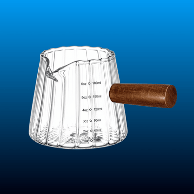 Espresso Shot Glass with Wooden Handle