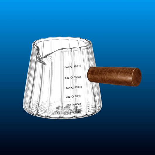 Espresso Shot Glass with Wooden Handle